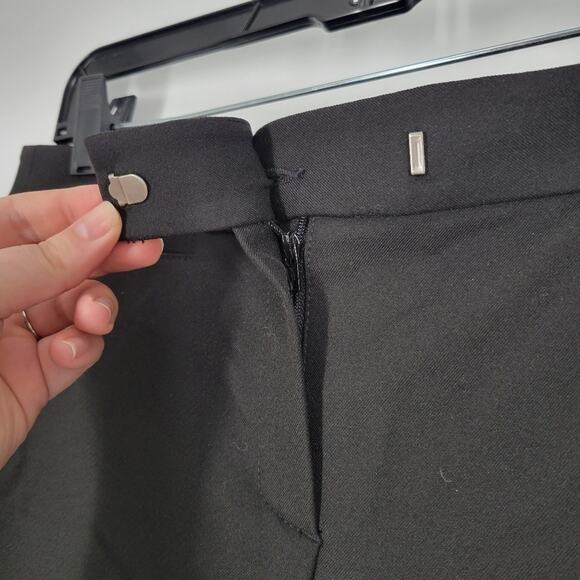 Theory Black Bootcut Mid Rise Pants 6 - Picture 4 of 12